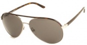 Tom Ford 0112 - Silvano  Sunglasses - 32N Green Gradient - Antique Gold / White