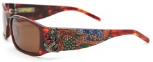 Ed Hardy EHS 029 Mermaid Sunglasses - Tortoise