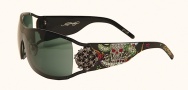 Ed Hardy EHS 045 Death or Glory Los Angeles Sunglasses - Black
