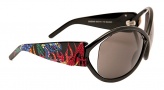 Ed Hardy EHS 048 Pinup Devil Sunglasses - Black