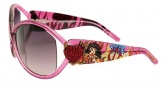 Ed Hardy EHS 048 Pinup Devil Sunglasses - Pink Sappire