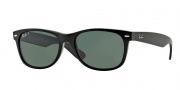 Ray-Ban RB2132 Sunglasses Polarized Wayfarer  Sunglasses - 901/58 Black / Crystal Green Polarized