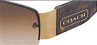 Coach Octavia S350 Sunglasses - 250 Brushed Bronze