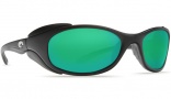 Costa Del Mar Frigate Sunglasses Matte Black Sunglasses - Green Mirror / 400G