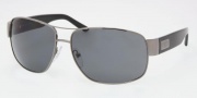 Prada PR 61LS Sunglasses Sunglasses - 5AV5Z1 Gunmetal / Polarized Gray