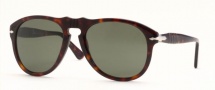 Persol PO 0649 Sunglasses Sunglasses - (108/33) Light Havana / Crystal Brown (52 size only)