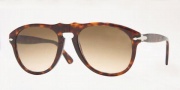 Persol PO 0649 Sunglasses Sunglasses - (95/31) Black / Crystal Green