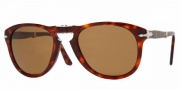 Persol PO 0714 Sunglasses (Folding) Sunglasses - (24/57) Havana / Crystal Brown Polarized