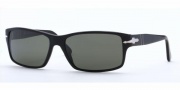 Persol PO 2761S Sunglasses Sunglasses - (95/58) Black / Crystal Green Polarized