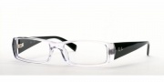 Ray-Ban RX 5076 Eyeglasses Eyeglasses - (2097) Black / White Edge Demo Lens