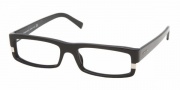 Prada PR 01LVN Eyeglasses Eyeglasses - (1AB1O1) Gloss Black