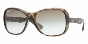 Ray-Ban 4139 Sunglasses Sunglasses - 731/8E Grey Havana / Green Gradient