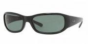 Ray-Ban 4137 Sunglasses Sunglasses - 601/71 Black / Green