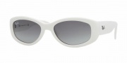 Ray-Ban RB4135 Sunglasses Sunglasses - 671/11 Shiny White / Gray Gradient