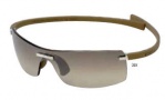 Tag Heuer Rimless Curve 5104 Sunglasses (Zenith) Sunglasses - 107 Black Chrome / Gray Lenses