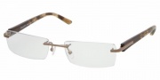 Prada PR 52MV Eyeglasses Eyeglasses - (1BI1O1) Bronze