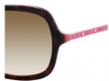 Juicy Couture The American Sunglasses - 01T1 Tortoise Pink (Y6 brown gradient lens)