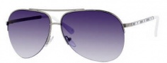 Juicy Couture Tuxedo Sunglasses - 06LB Shiny Ruthenium (XO navy gradient lens)