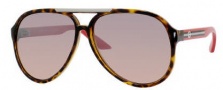 Gucci 1627 Sunglasses - 0Q22 Dark Havana-Orange / G4 Brown Mirror Gradient Lens