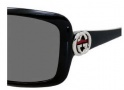 Gucci 3111/S Sunglasses Sunglasses - 0U13 Black (BN dark gray lens)
