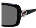 Gucci 3111/S Sunglasses Sunglasses - 0U13 Black (Y2 gray polarized lens)