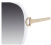 Gucci 3129/ Sunglasses Sunglasses - 0IOV White Gold (BB gray gradient lens)