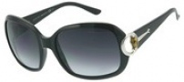 Gucci 3132/S Sunglasses Sunglasses - 0D28 Shiny Black (JJ gray shaded lens)
