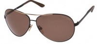 Tom Ford 0035 Charles Sunglasses - B5 Shiny Black / Brown