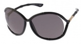 Tom Ford 0075 Claudia Sunglasses - 341 Rose to Brown Gradient / Burgundy Gradient