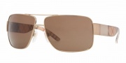 Burberry BE3040 Sunglasses Sunglasses - 106473 Brown - Light Gold / Brown