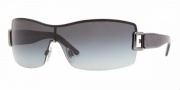 Burberry BE3043 Sunglasses Sunglasses - 100311 Gunmetal / Gray Gradient (Burgundy temples)