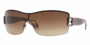 Burberry BE3043 Sunglasses Sunglasses - 100313 Gunmetal / Brown Gradient