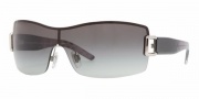 Burberry BE3043 Sunglasses Sunglasses - 100587 Silver / Gray (Burgundy temples) (Discontinued Color NLA)