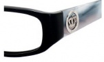 Juicy Couture Eva Eyeglasses Eyeglasses - 01C7 Black Gray Horn