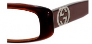 Gucci 2973 Eyeglasses Eyeglasses - 0AOX Dark Olive Chocolate
