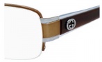 Gucci 2870 Eyeglasses Eyeglasses - 0IQ4 Brown Havana Blue