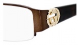 Gucci 2844 Eyeglasses Eyeglasses - 0NVX Brown Havana