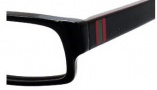 Gucci 1576 Eyeglasses Eyeglasses - (0AON) Black Red Green
