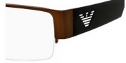 Emporio Armani 9472 Eyeglasses Eyeglasses - 0NND Matte Brown Black