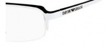 Emporio Armani 9499 Eyeglasses Eyeglasses - 0OMM Shiny Black White