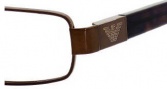 Emporio Armani 9556 Eyeglasses Eyeglasses - 0N5R Dark Brown Havana 