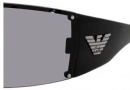 Emporio Armani 9423/S Sunglasses Sunglasses - 0BKS Shiny / Black (ON smoke lens)