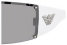 Emporio Armani 9423/S Sunglasses Sunglasses - 0OQZ Shiny Silver / White (SF black mirror lens)