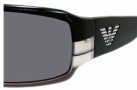 Emporio Armani 9482/S Sunglasses Sunglasses - 0TJM Black White Striped (Y1 smoke lens)