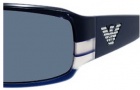 Emporio Armani 9482/S Sunglasses Sunglasses - 0TJQ Blue White Striped (9A Blue lens)