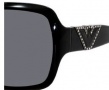 Emporio Armani 9545/S Sunglasses Sunglasses - 0D28 Black (E5 smoke lens)