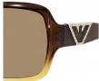 Emporio Armani 9545/S Sunglasses Sunglasses - 02G1 Brown Yellow Gray Brown (W1 red brown lens)