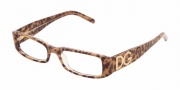 Dolce & Gabbana DG3044B Eyeglasses Eyeglasses - 695 Crystal + Animal Print