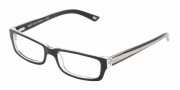 DG DD 1167 Eyeglasses Eyeglasses - 675 Black Top on Clear *Ships same day*