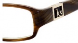 Kate Spade Florence Eyeglasses Eyeglasses - 0JDJ Horn Green Noel